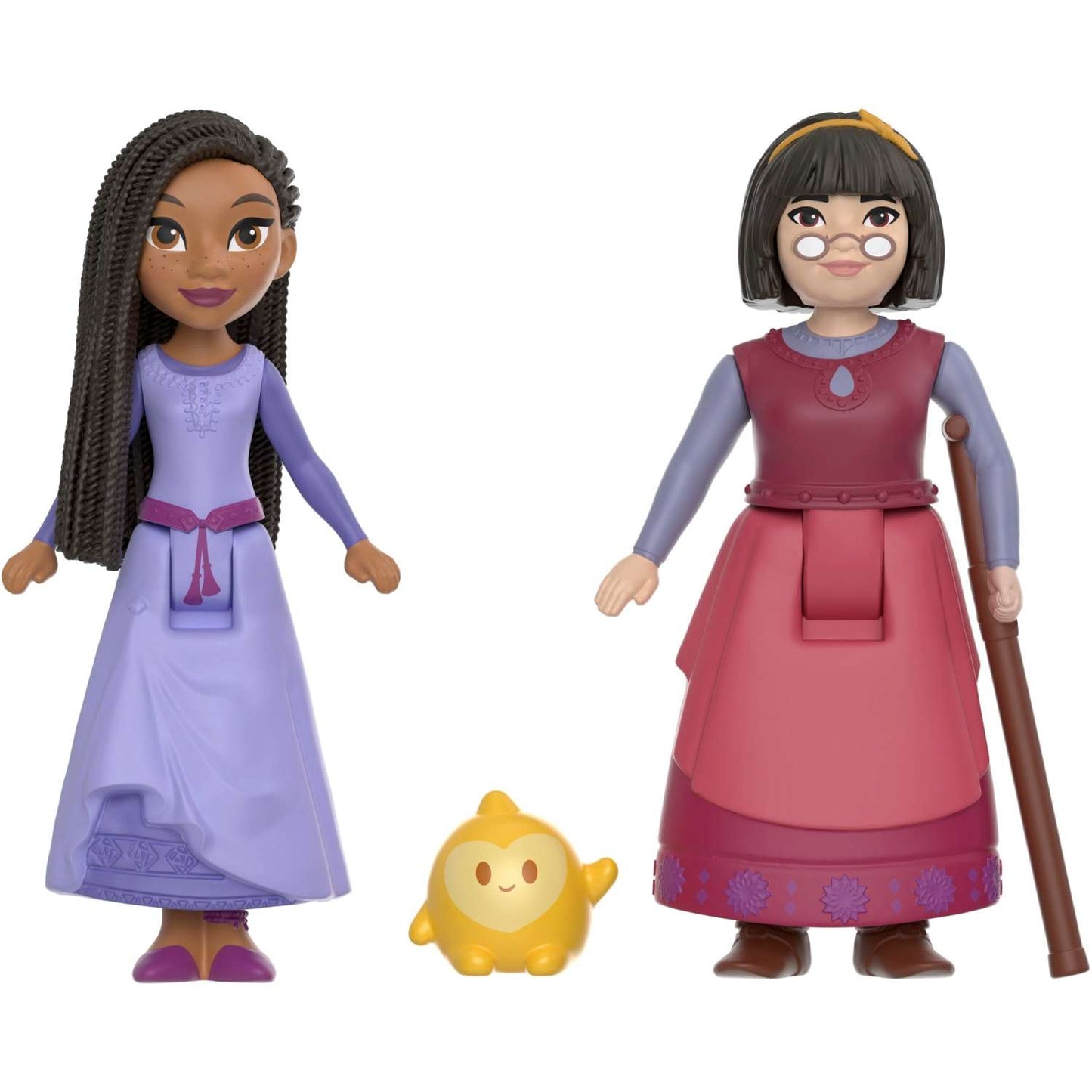 Minijuego de muñecas Disney Wish The Teens con 8 muñecas articuladas y figura de estrella