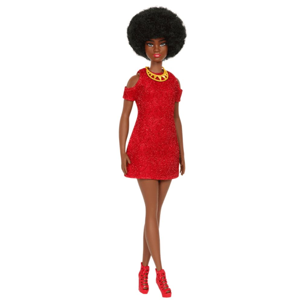 Barbie Fashionistas Doll with Natural Black Hair and Accessories