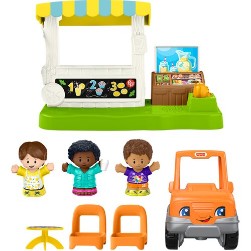 Fisher-Price Little People Kid's Lemonade Stand Playset (2-Piece)