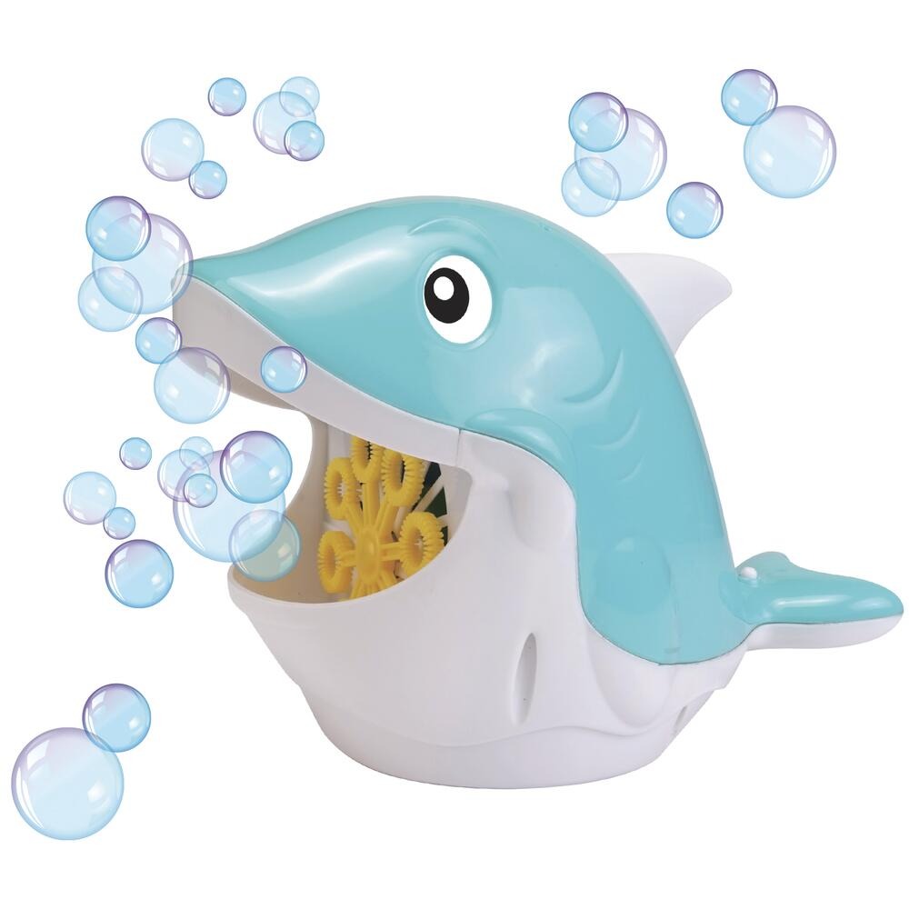 Splash Buddies 5.9" Whale Bubble Maker - Light Blue/White