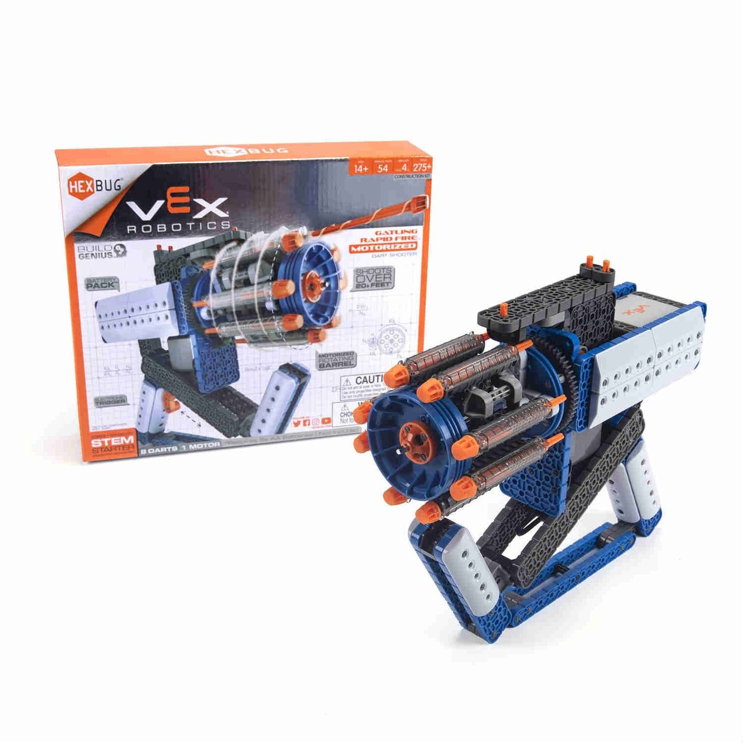 Hexbug VEX Robotics Gatling Rapid Fire Dart Shooter Set (275-Pieces) - Curacao