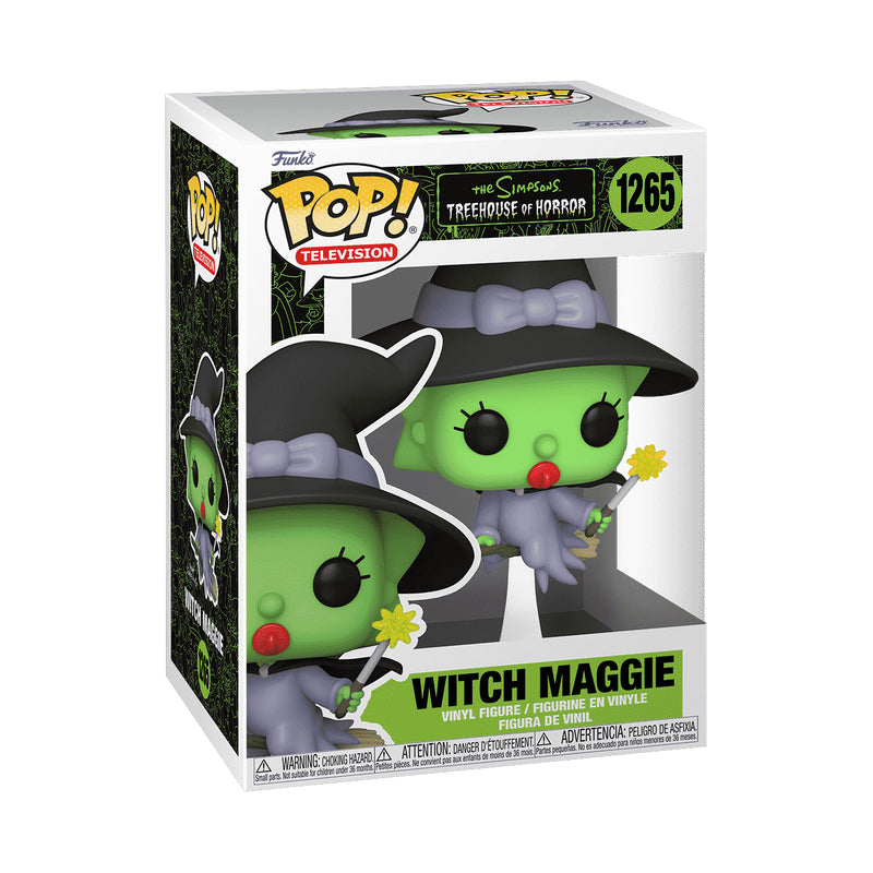 Funko Pop! TV The Simpsons S9 Treehouse of Horror Witch Maggie Figure