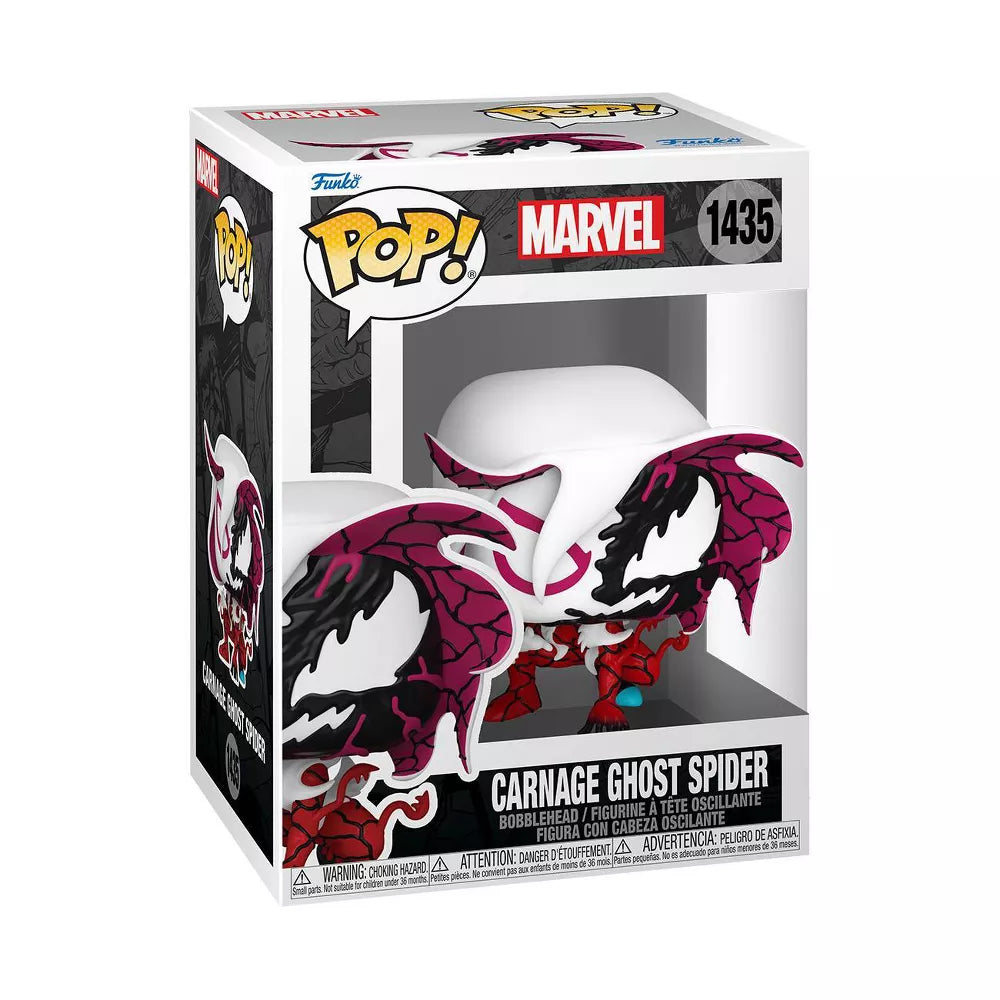 Funko Pop Marvel Carnage Ghost Spider Figure
