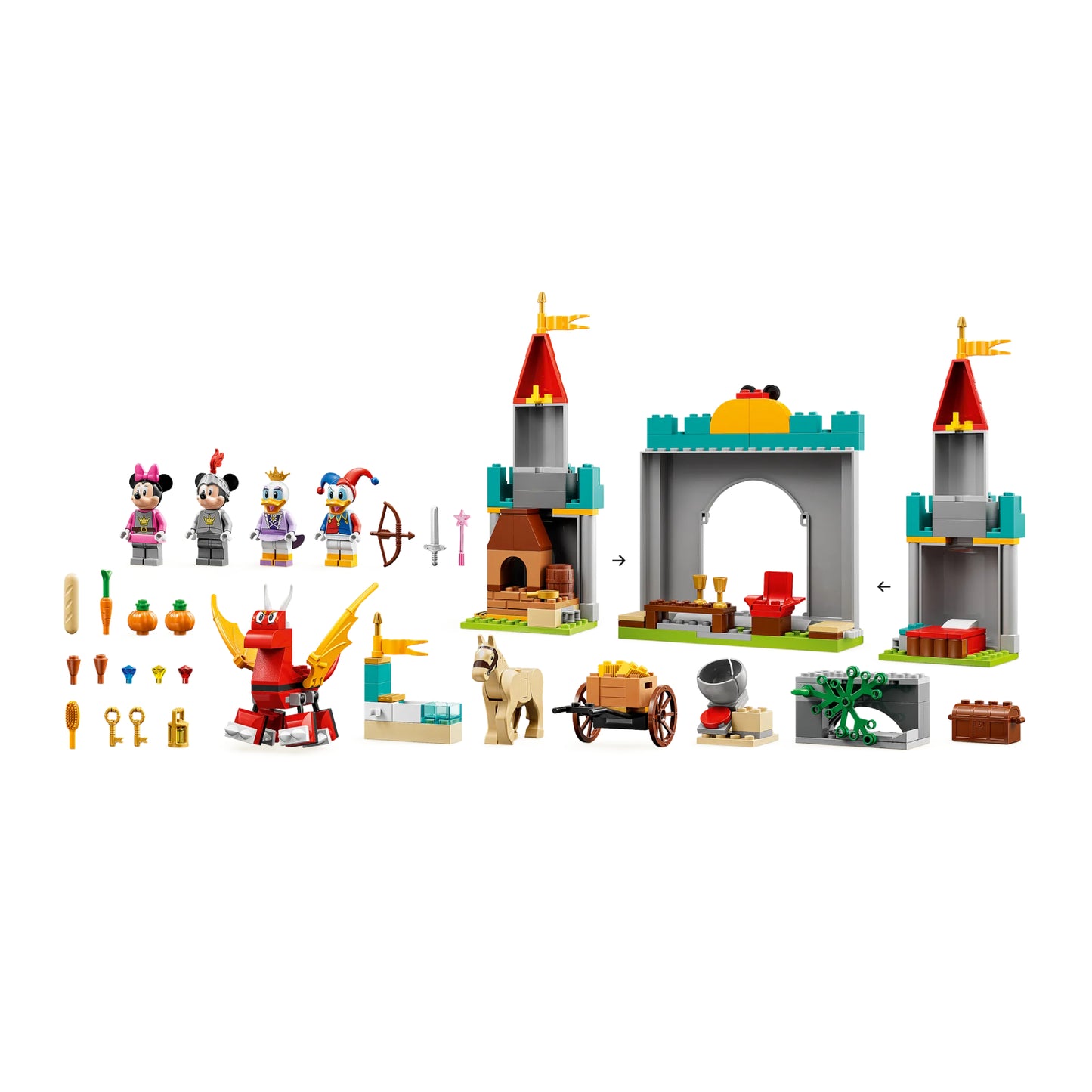 Juego de construcción LEGO Disney Mickey and Friends Castle Defenders (215 piezas)