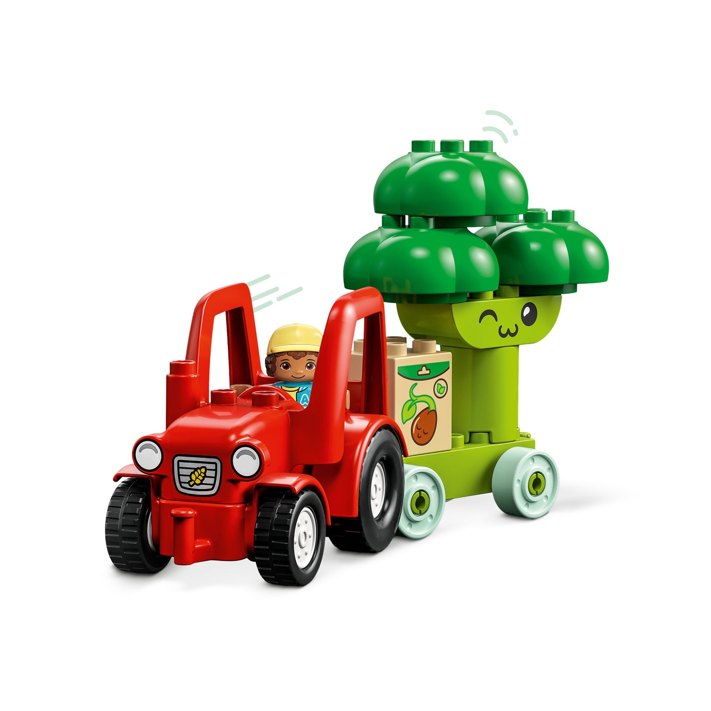 LEGO DUPLO Fruit and Vegetable Tractor Building Toy Set (19-Pieces)