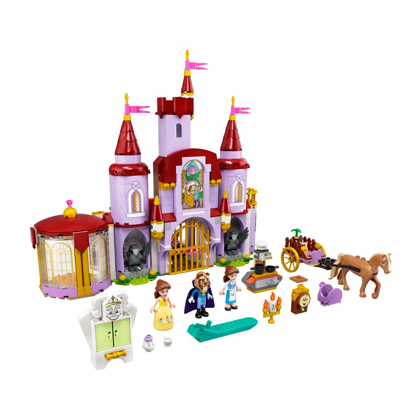 LEGO Disney Belle and the Beast's Castle Building Toy Set (505-Pieces)