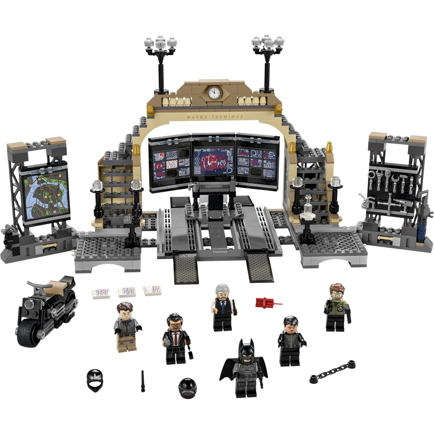 Lego Batcave The Riddler Face-off