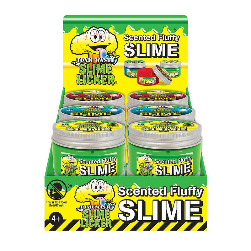 Toxic Waste Slime Licker Scented Fluffy Slime Jar - Assortment