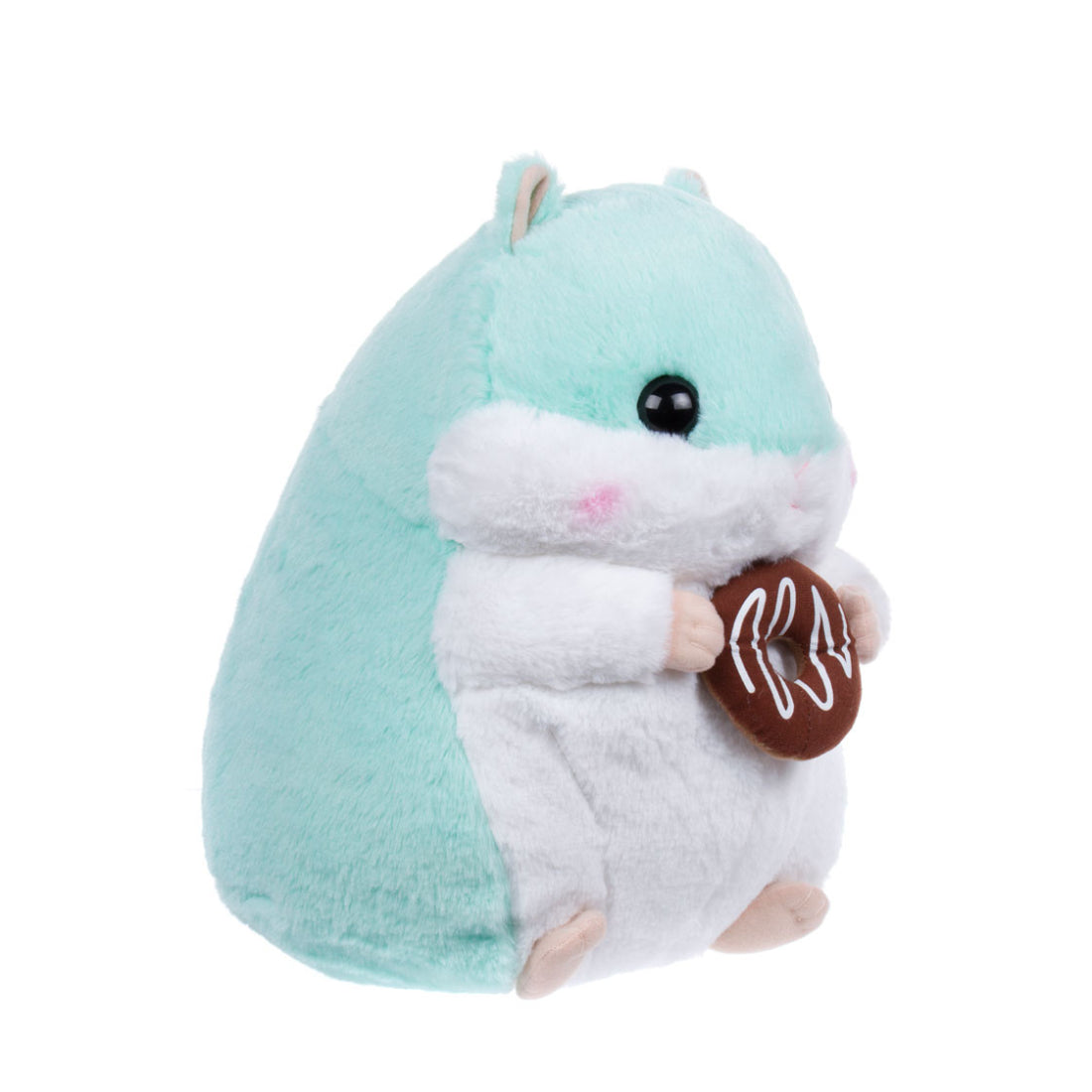 Amuse Happy Cafe Koron Donut Plush Toy, Baby Blue