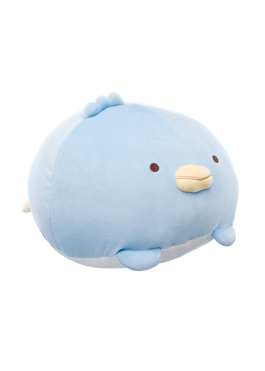 San-X Original Sumikkogurashi Penguin Mochi Cushion Plush Toy - Blue - Curacao