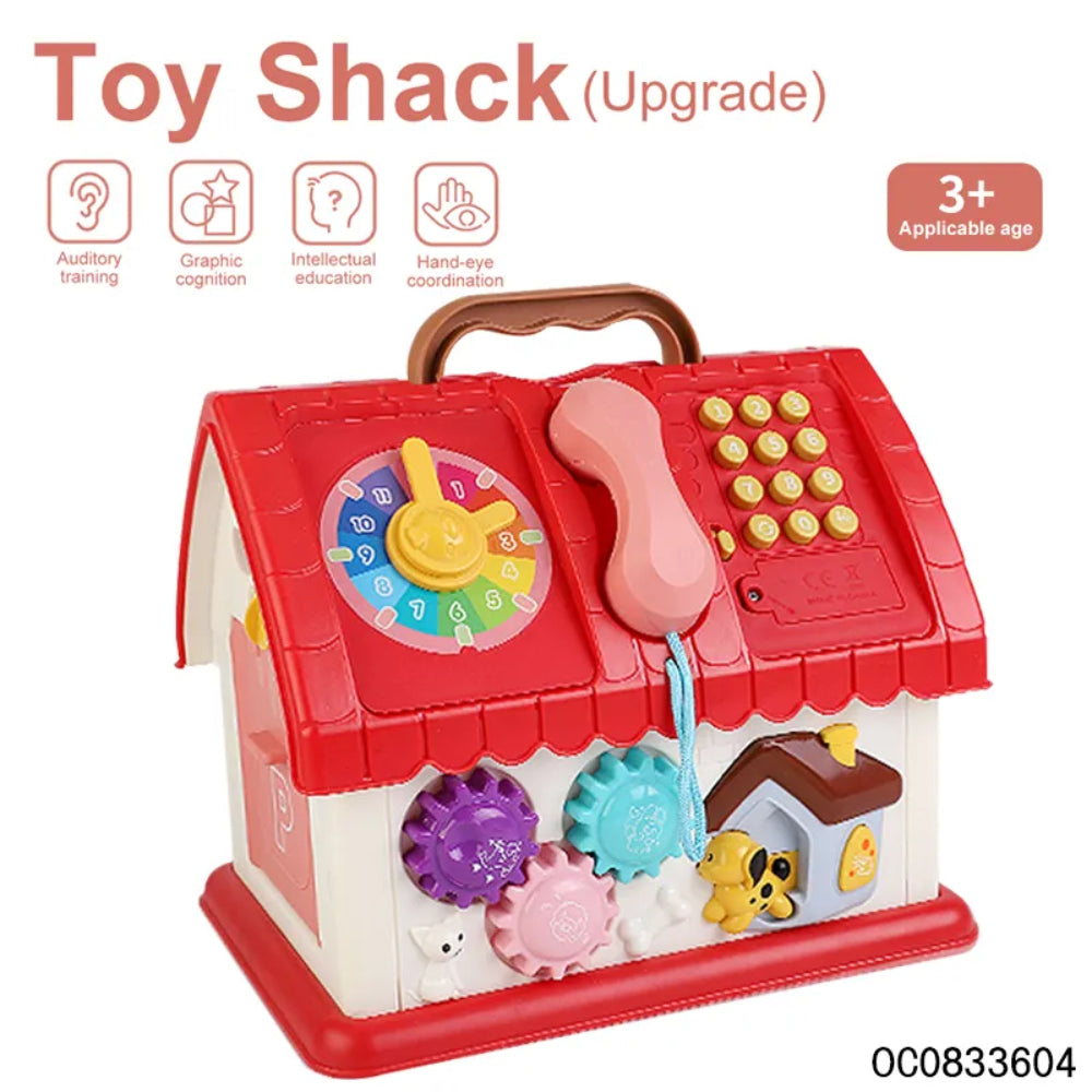 Ocean Toys Doll House Playset with Simulation of Telephone