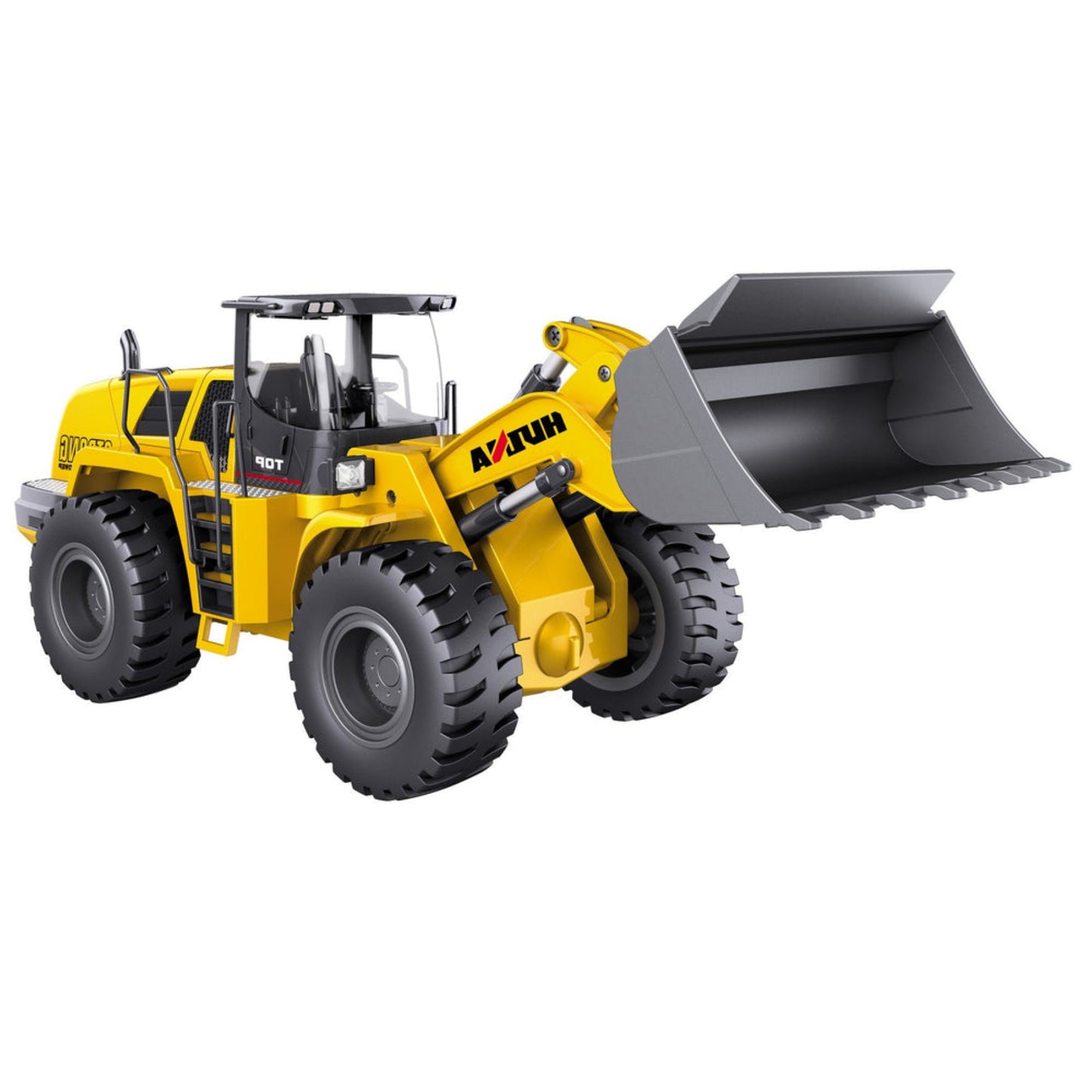 Huina 1583 1:14 10-Channels Bulldozer Metal 2.4Ghz Remote Controlled Front Loader - Curacao
