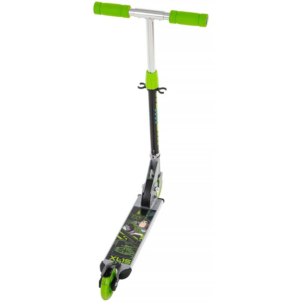 Huffy Disney Pixar Electro-Light Inline Kick Scooter - Green