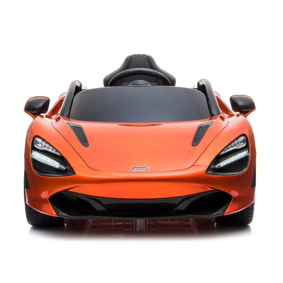 12V Licensed McLaren 720S with LED Lights - Orange - Curacao