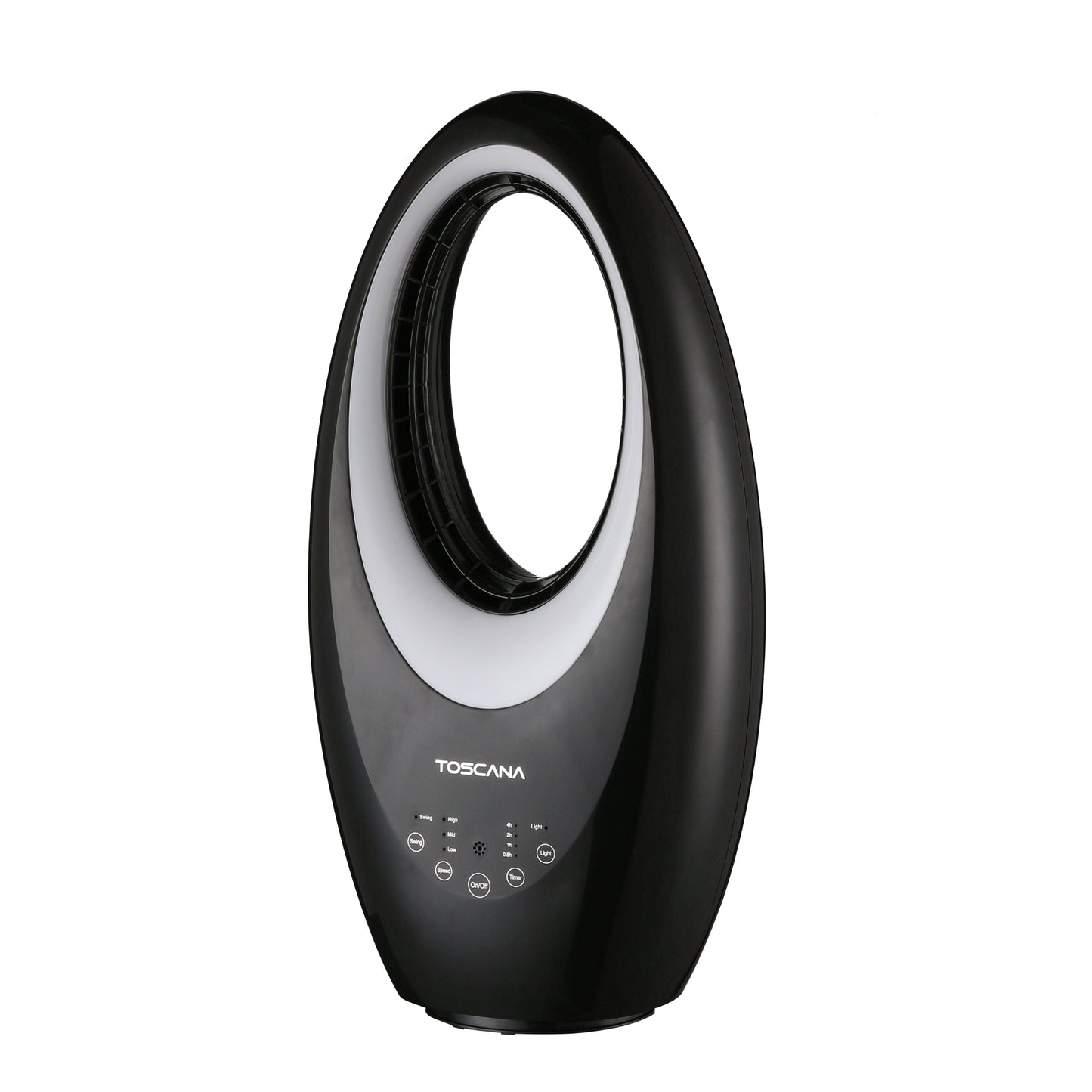 Toscana Bladeless Oval Tower Fan - Black - Curacao