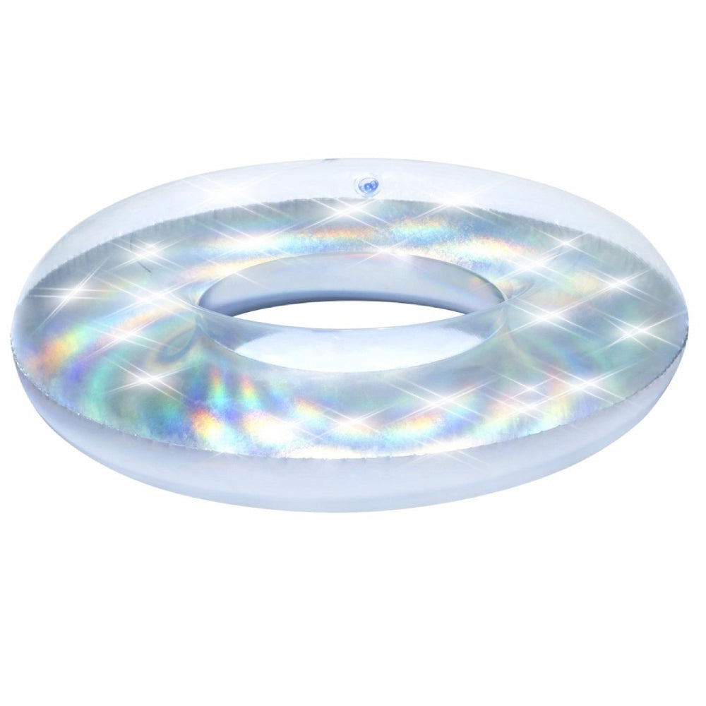 Bestway H2OGO! 42" Inflatable Swim Tube - Iridescent Silver - Curacao