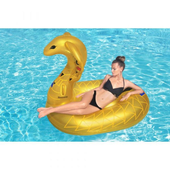 Bestway Golden Cobra Island Pool Float - Curacao