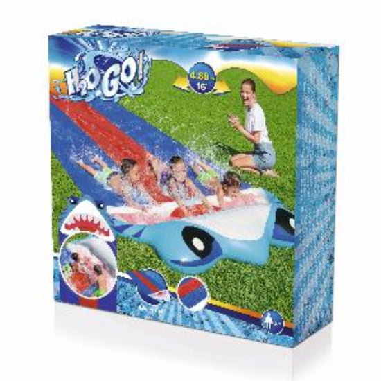 Bestway H2OGO! 16' Splashy Shark Water Slide - Curacao
