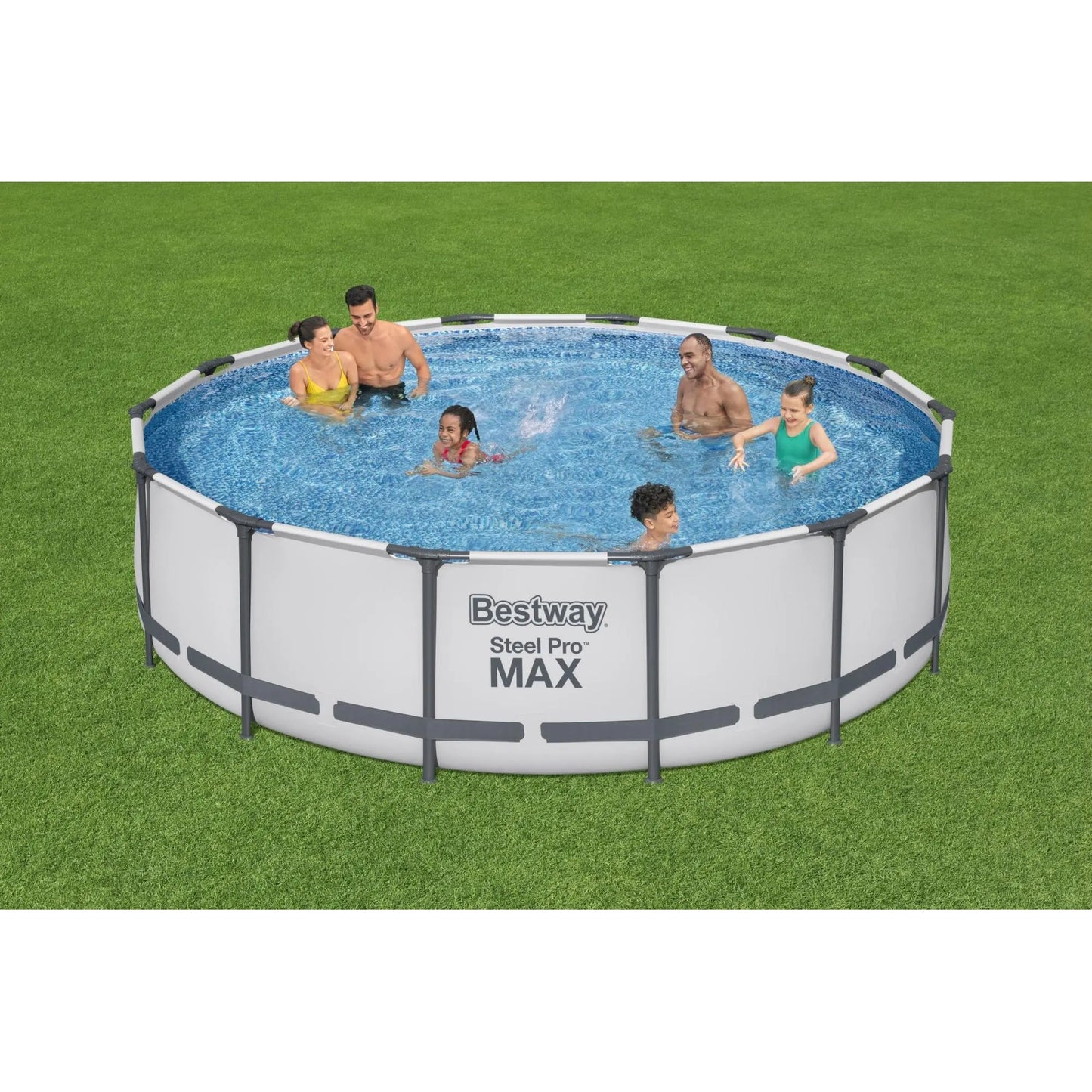 Bestway Steel Pro 14x42 Round Above Ground Pool Set - Curacao