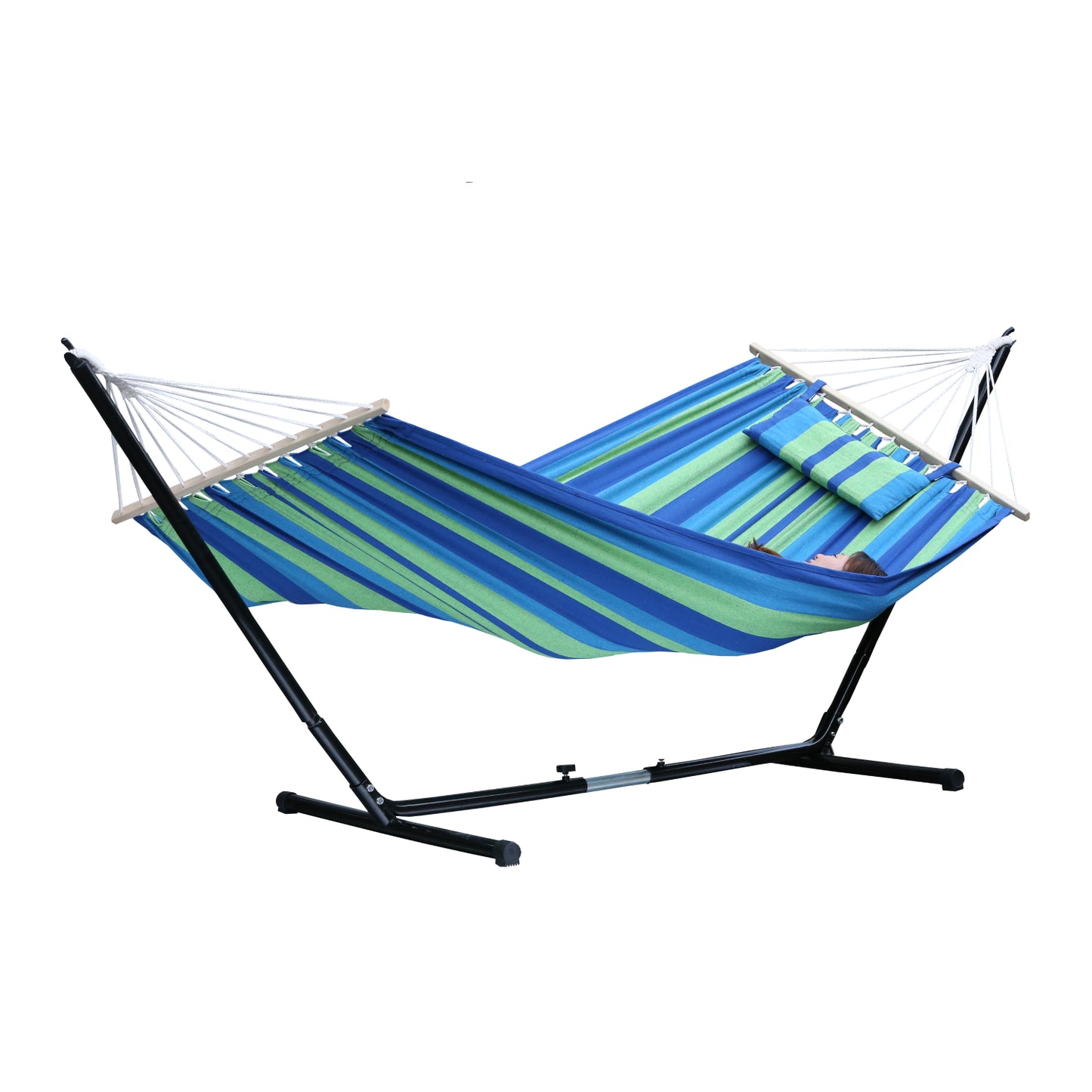 Liaoning Lucky Johnny Hammock Pillow and Adjustable Stand Base Set - Curacao