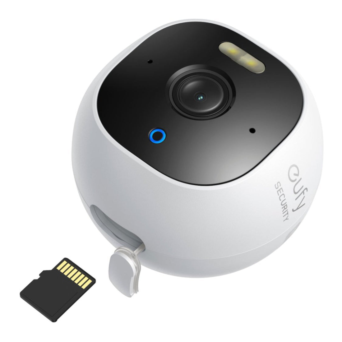 eufy Security T8441Z21 Solo Outdoor 2K HD Wired Spotlight Camera with Night Vision - White