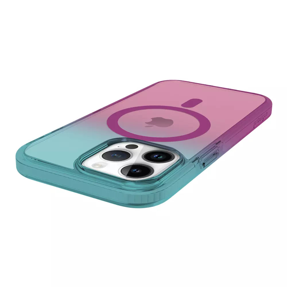 Prodigee Safetee Flow + MagSafe Case for Apple iPhone 15 Pro - Pink/Blue