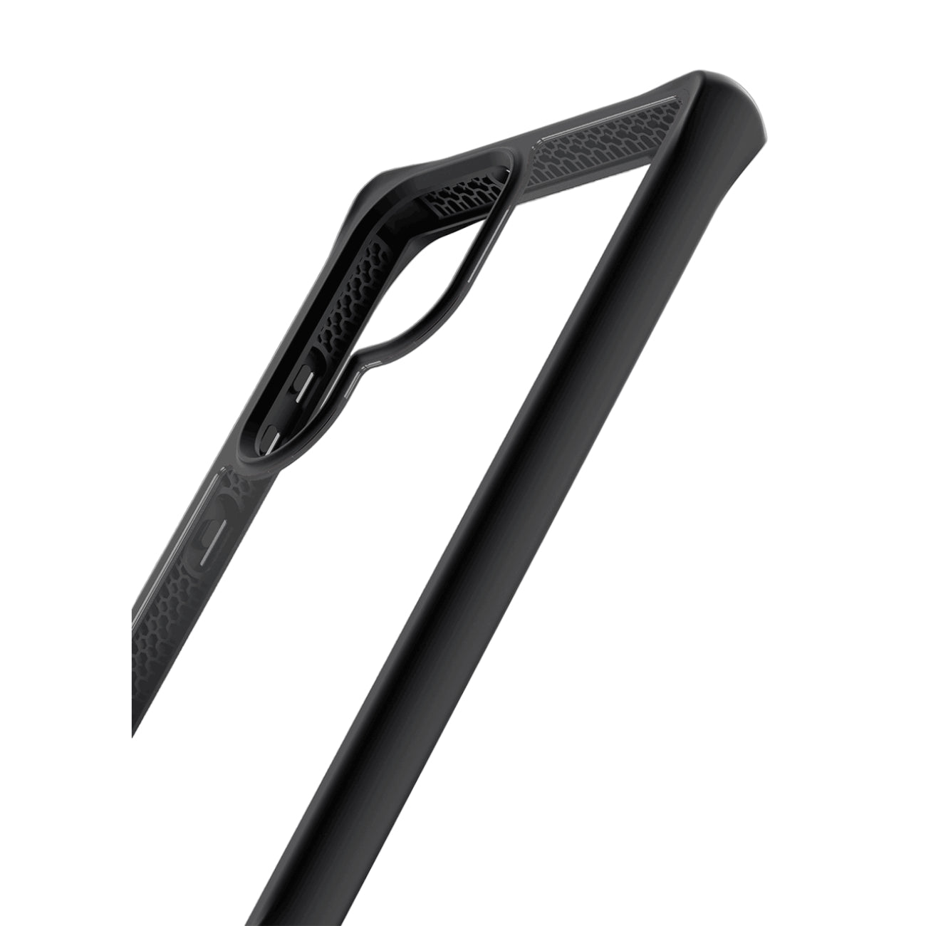 ITSkins Hybrid Solid Case for Samsung Galaxy S23 Ultra - Black/Clear