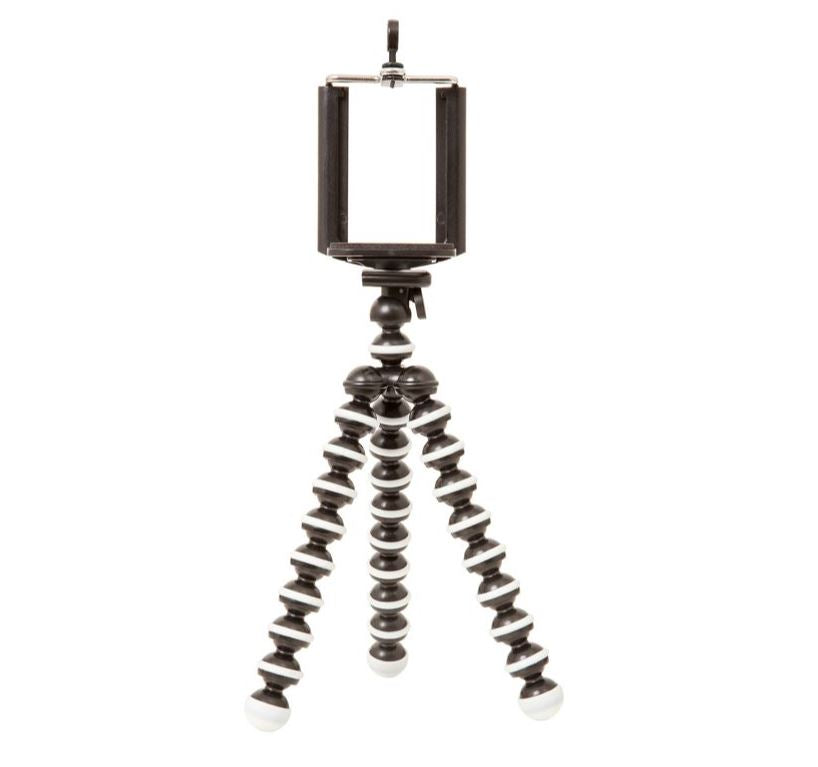 Kit de trípode ReTrak con palo para selfies con control remoto Bluetooth - Negro