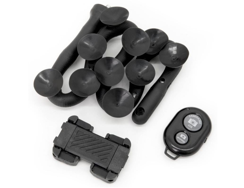 ReTrak Selfie Snake with Remote and Flexible wrap - Gray