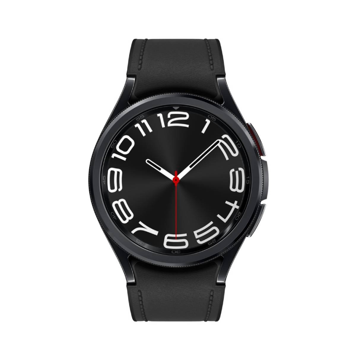 Reloj inteligente Samsung Galaxy Watch6 unisex con caja de aluminio de 43 mm y correa de cuero negra - LTE