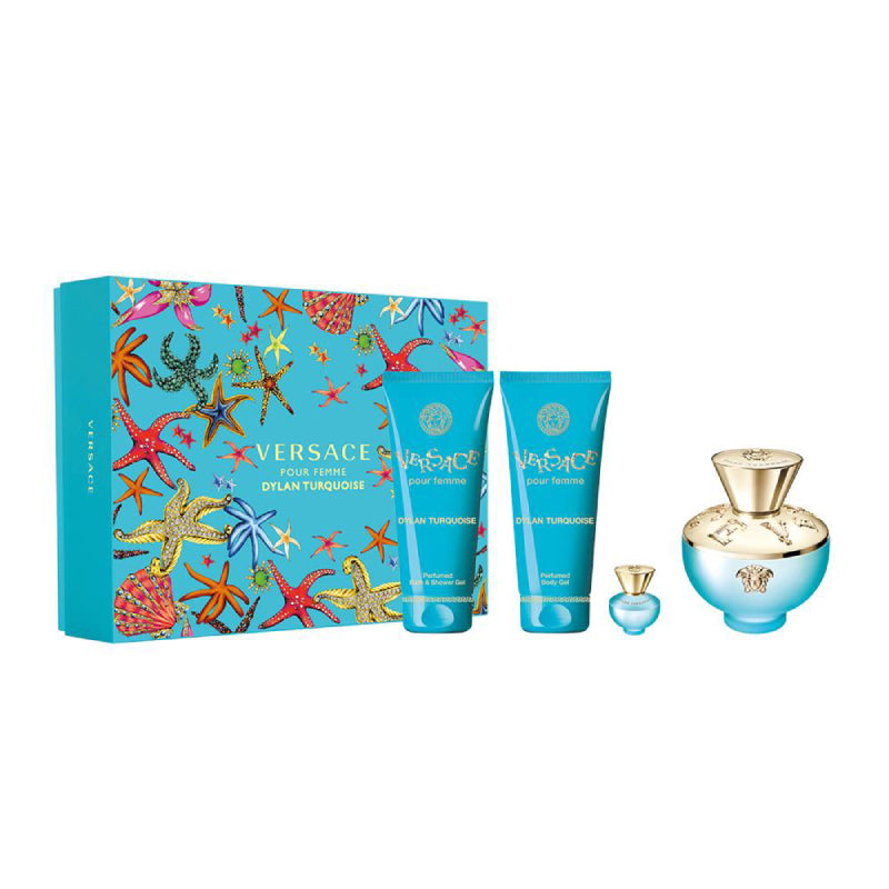 Versace Dylan Blue Women's (4-Piece) Eau de Toilette Spray Gift Set