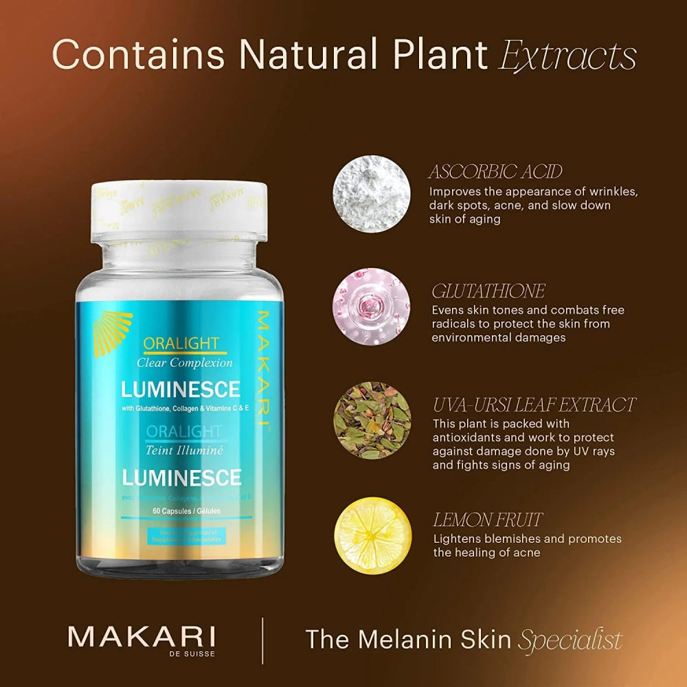 Makari Blue Crystal Oralight Supplements (60-Capsules)