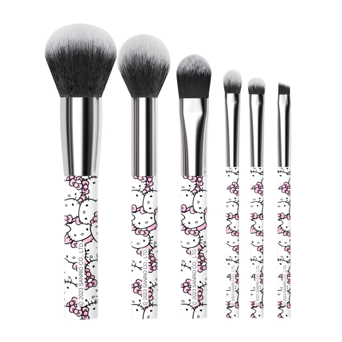 Impressions Vanity All Over Hello Kitty Print Makeup Brush Set (6-Piece)