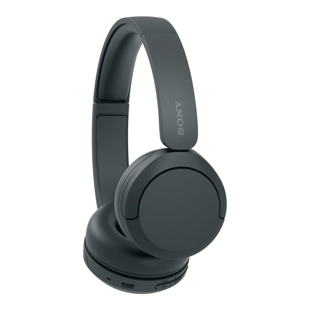 Sony WHCH520-B Wireless On-the-Ear Headphones with Adjustable Headband - Black