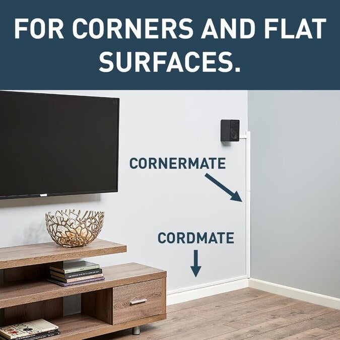 Legrand Wiremold CornerMate Cord Cover Kit - White - Curacao