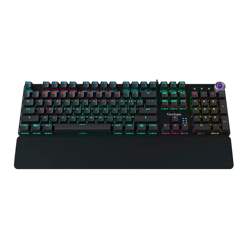 Teclado mecánico para gamers con iluminación ViewSonic KU535 - Negro