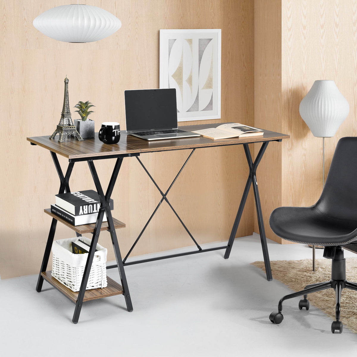 Maddie Computer Desk by The Outdoor Institute - Brown