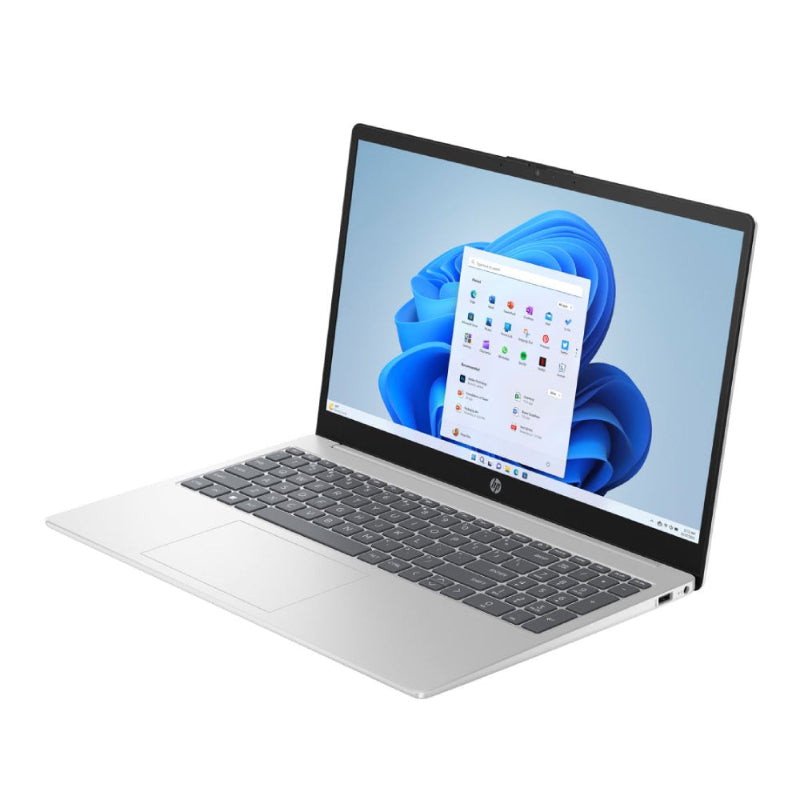 HP HP15FD0777NR 15.6" Laptop - Intel Core i7-1255U with 8GB RAM and 256GB SSD - Silver