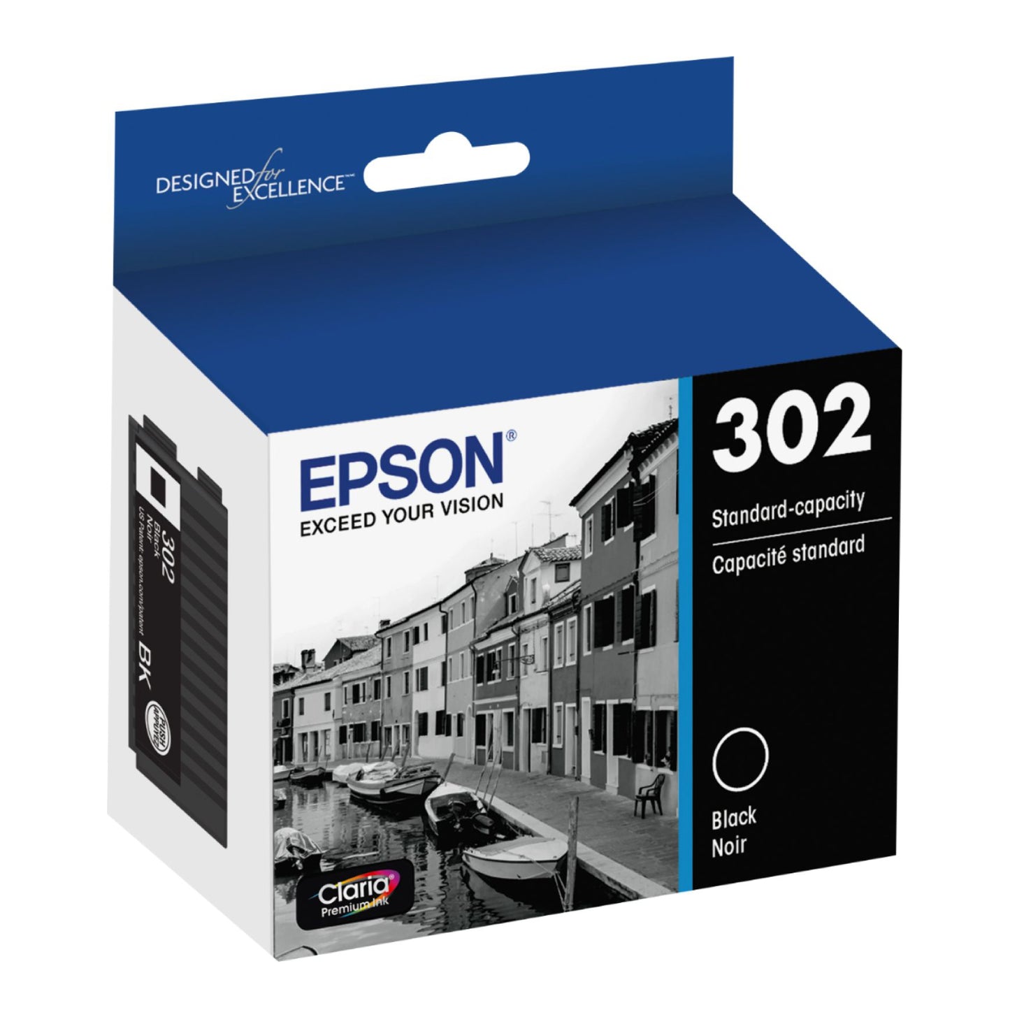 Epson 302 T302020/S Claria Ink Cartridge - Black - Curacao