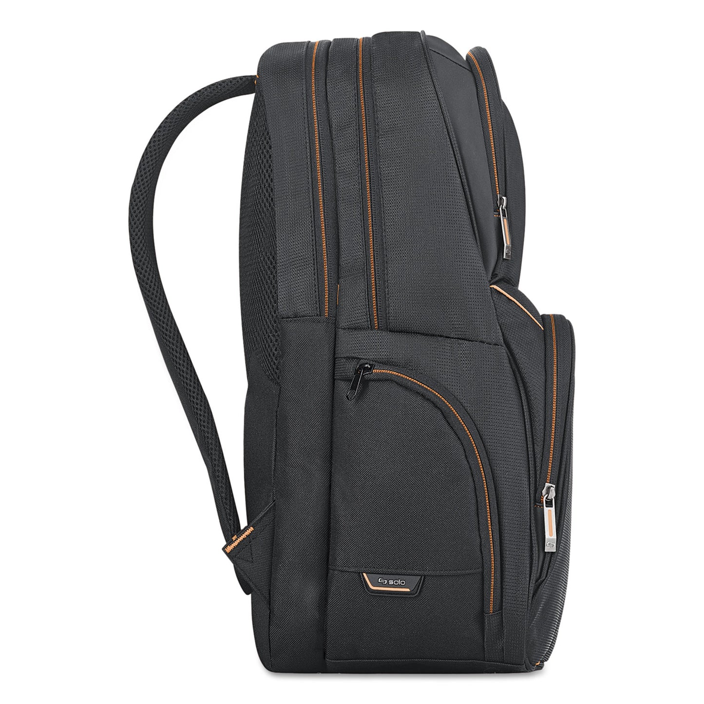 Solo Urban Thrive 17.3" Laptop Backpack - Black/Orange - Curacao