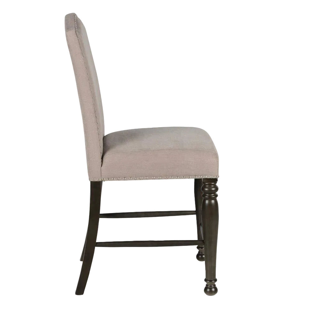 Caswell 45" Counter Chair (1-Piece) by Steve Silver Company - Beige/Brown