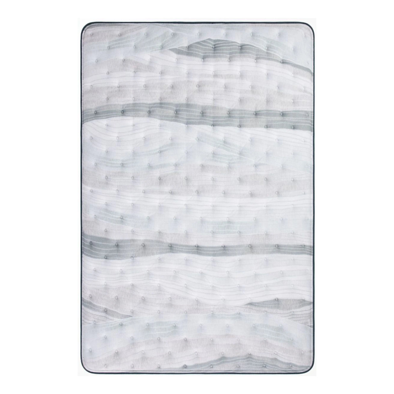 Beautyrest Harmony Lux Anchor Island Tight Top Twin Size Firm Mattress - Gray/White