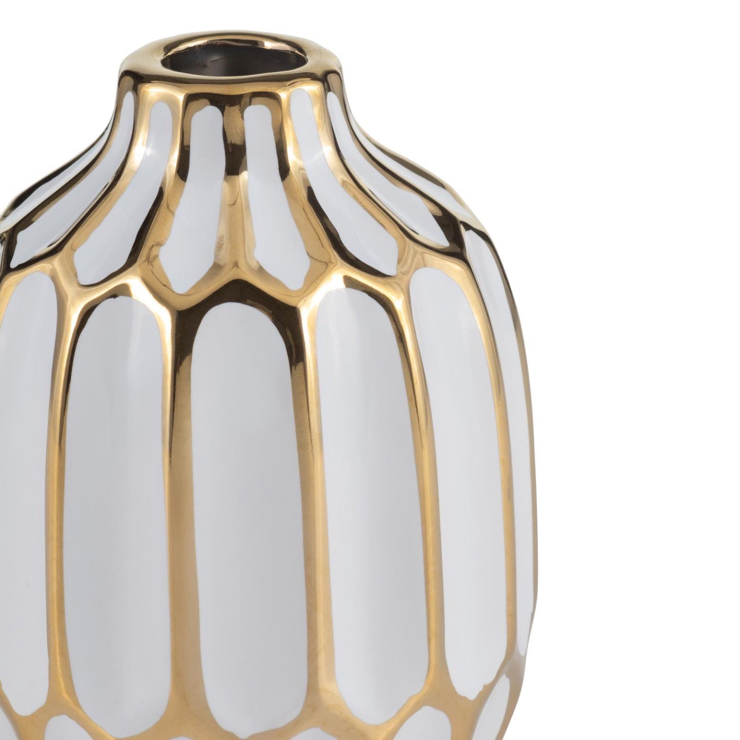 Sagebrook Home Contemporary 5" Ceramic Vase (Set of 2) - Assorted Colors