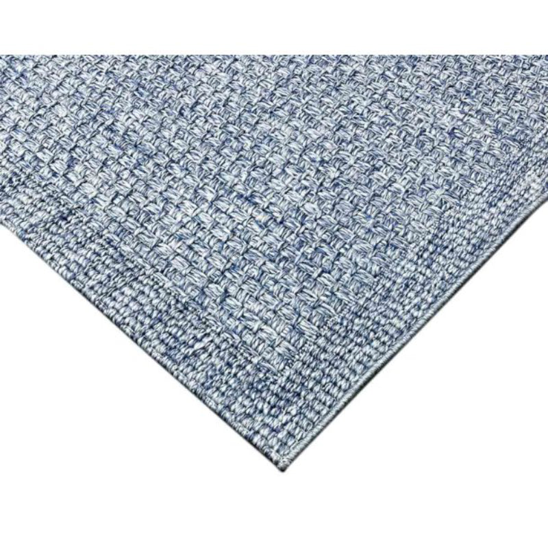 Tufan 4' x 6' Element-01 Power Loomed Rectangle Rug in Polypropylene - Blue