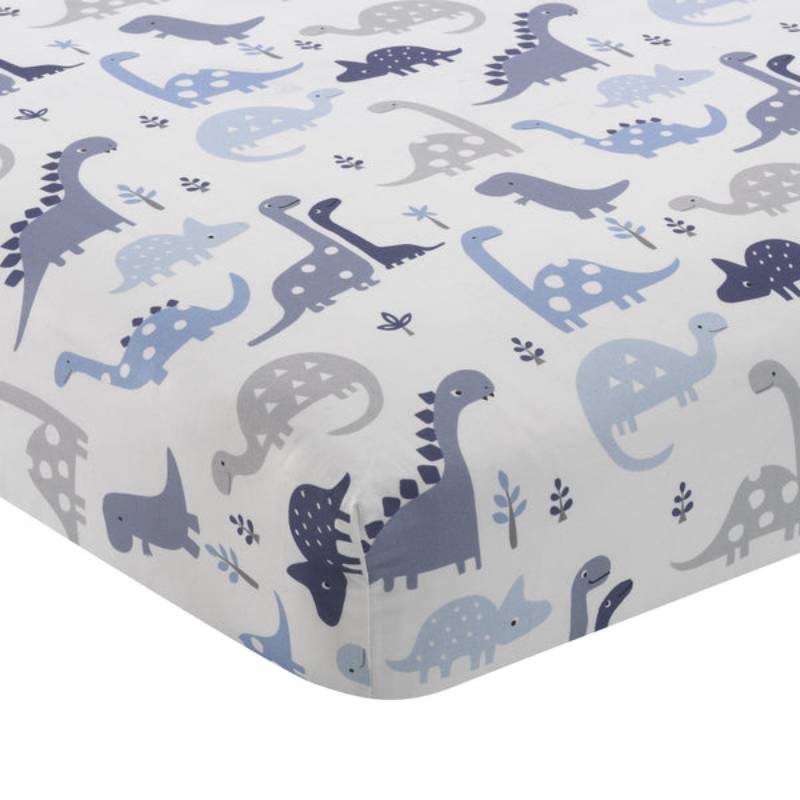 Bedtime Originals Dinosaur Baby Fitted Crib Sheet - Multicolor