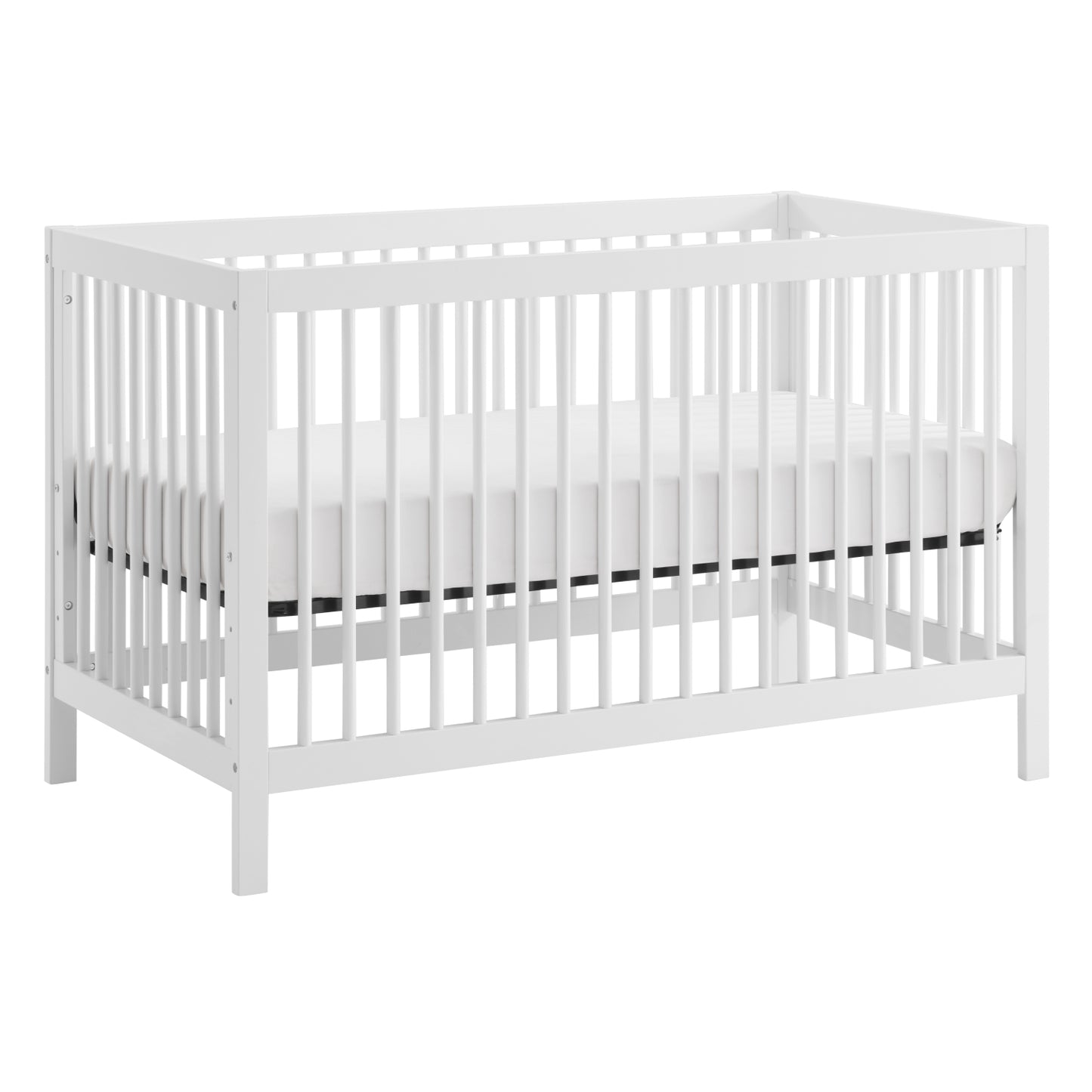 Soho Baby Essential Island White 4-in-1 Wooden Crib
