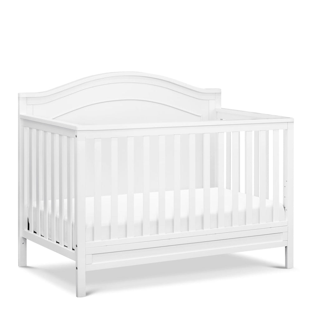 Cuna convertible de madera 4 en 1 Charlie White de DaVinci