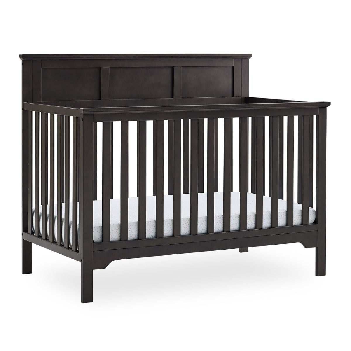 Cuna convertible de madera 6 en 1 en gris piedra Sweet Beginnings Hart de Delta Children