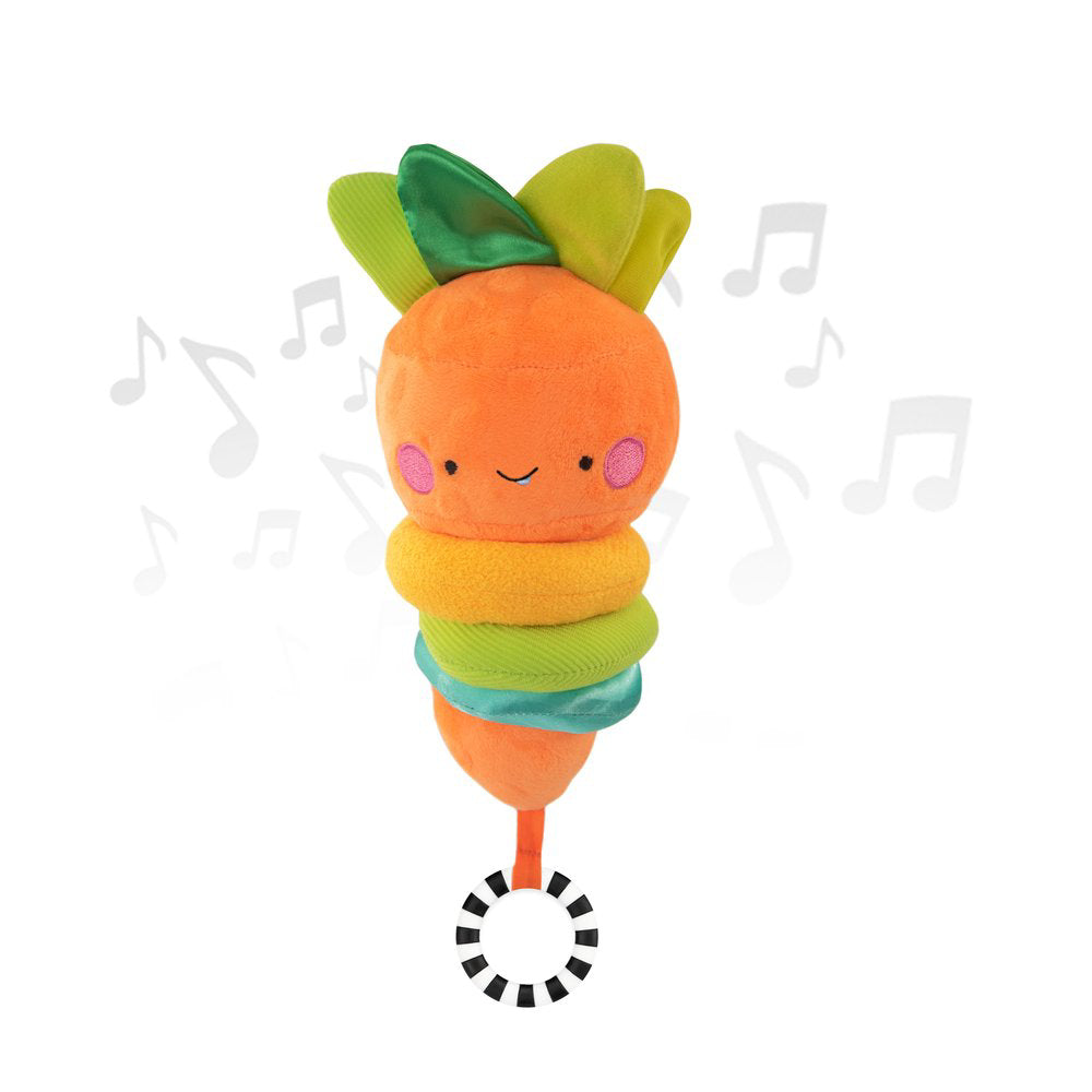 Sassy Tug n' Tunes Musical Carrot Stroller Hanging Toy