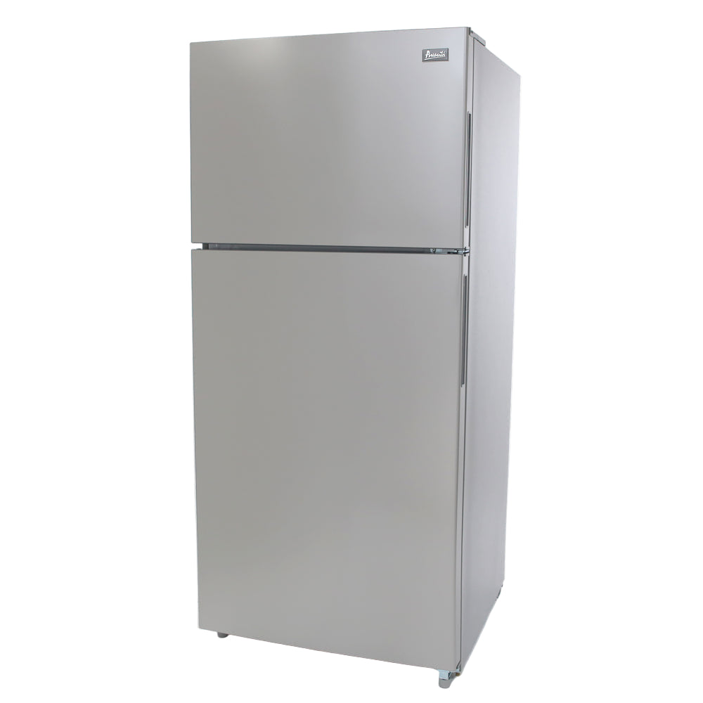 Avanti FF18D3S4 18 cu.ft. Freestanding Top Freezer Refrigerator - Silver